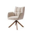 Krémszínű kárpitozott étkezőfotel szett 2 db-os Marilla – Unique Furniture