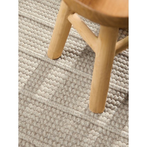 Krémszínű kézi szövésű gyapjú futószőnyeg 80x250 cm Camden Parker – Ted Baker-image-4