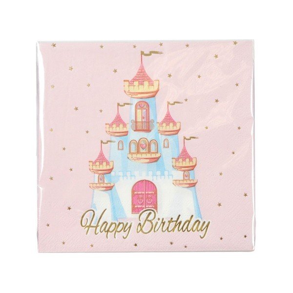 Szalvéta szett 20 db-os 33x33 cm Princess Horse – Homéa-image-2