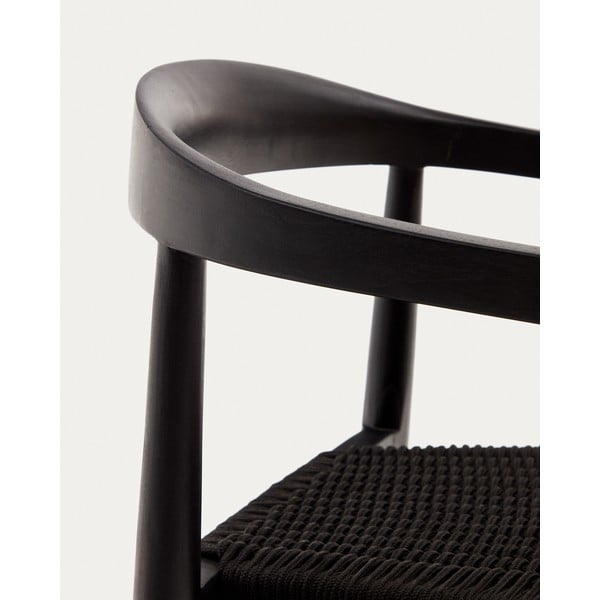 Fekete étkezőszék szett 4 db-os Ydalia – Kave Home-image-4