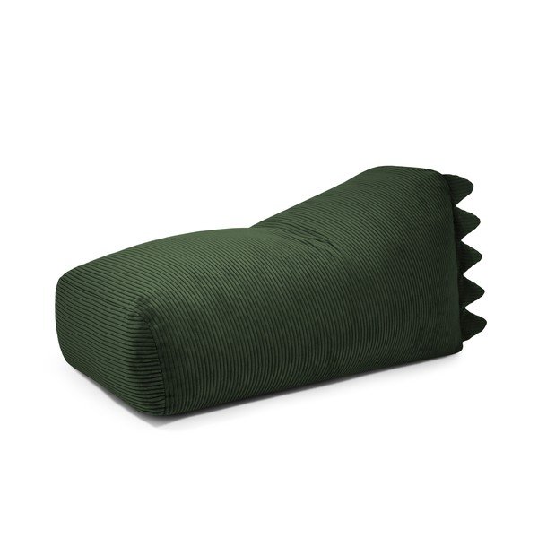 Zöld kordbársony gyerek babzsákfotel Snug 130 Dragon – SLOWDOWN