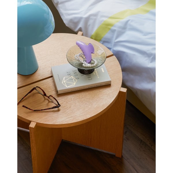 Zöld-barna üveg gyümölcstartó tál ø 15 cm Bonbon – Hübsch-image-4