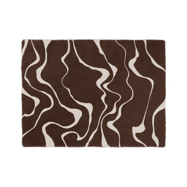 Barna-krémszínű takaró 150x200 cm Felu – noo.ma