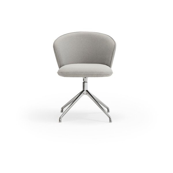 Világosszürke kárpitozott étkezőfotel szett 2 db-os Add – Teulat-image-1