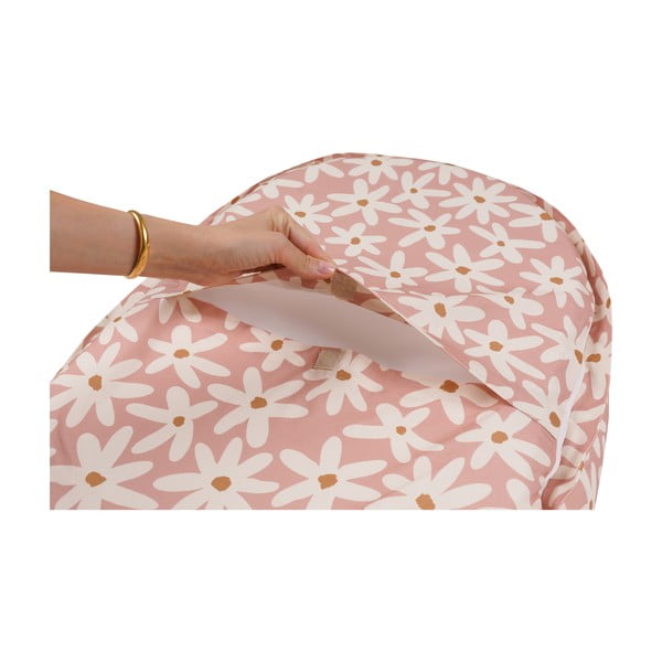 Rózsaszín babafészek Blush Daisies – Malomi Kids-image-1
