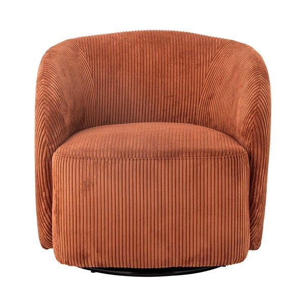 Narancssárga kordbársony füles fotel Pradi – Bloomingville-image-2