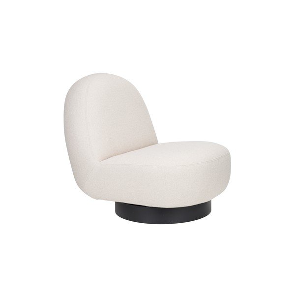 Krémszínű forgó fotel Eden – Zuiver