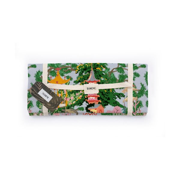 Manta Picnic kínai mintás piknik pléd, 140 x 170 cm - Surdic