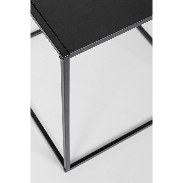 Fekete fém dohányzóasztal szett 2 db-os 38x38 cm Alrik – Yes Everyday-image-4