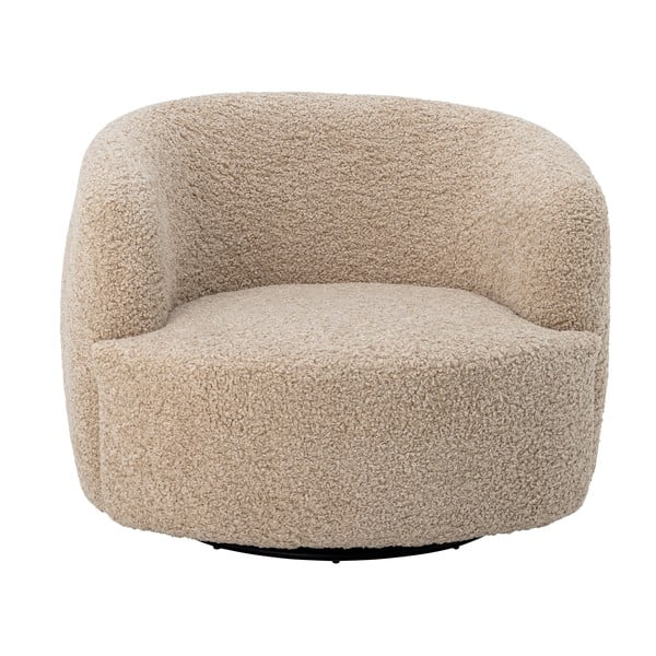 Bézs buklé fotel Bocca – Bloomingville-image-2