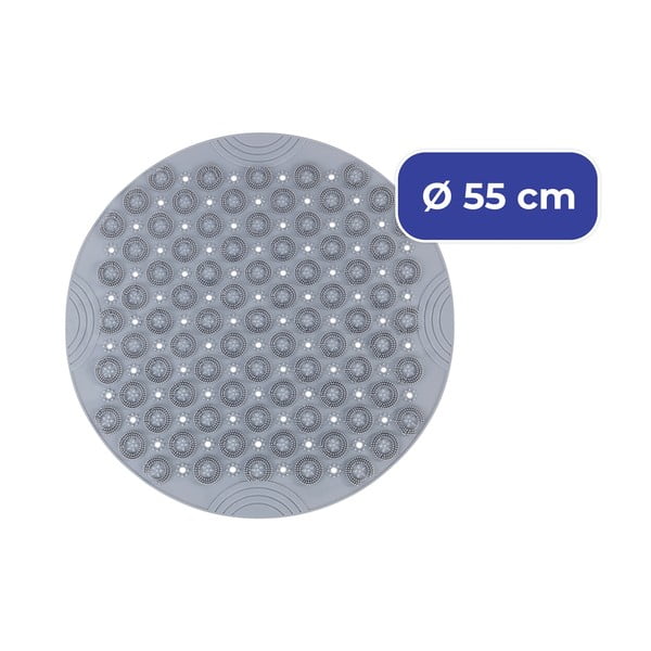 Szürke csúszásgátló alátét zuhanyfülkébe 55x55 cm - Maximex-image-3