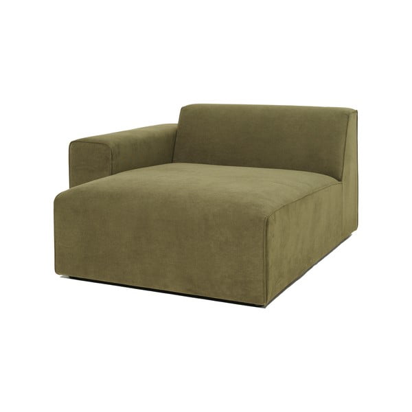 Sting zöld kordbársony kanapé modul, bal oldali - Scandic-image-2