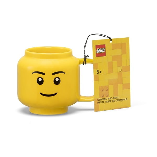 Sárga kerámia gyerek bögre 255 ml Head – LEGO®-image-3