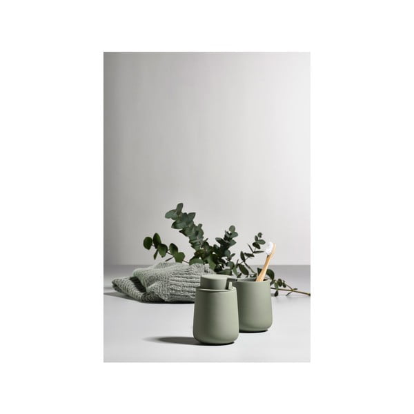 Nova One zöld agyagkerámia fogkefetartó - Zone-image-2