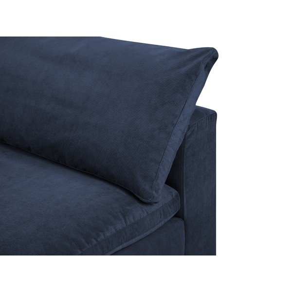 Galaxy sötétkék középső rész moduláris kordbársony kanapéhoz - Windsor & Co Sofas-image-4