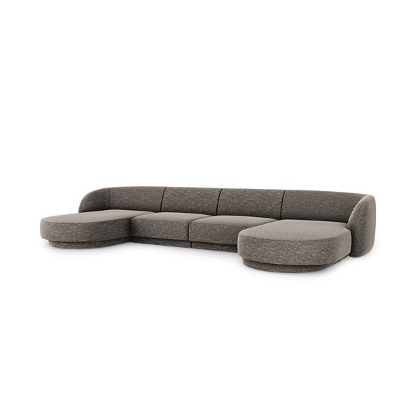 Szürke sarokkanapé Miley – Micadoni Home-image-3