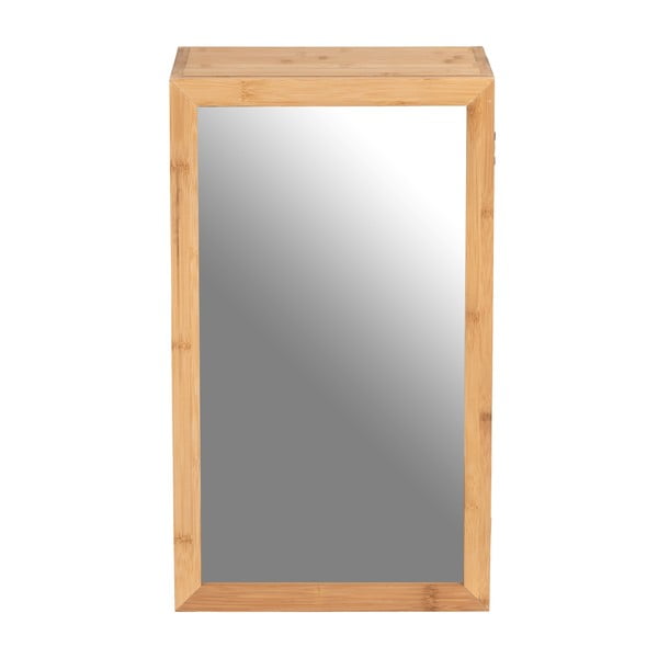 Bambusa fürdőszobai szekrény tükörrel - Wenko