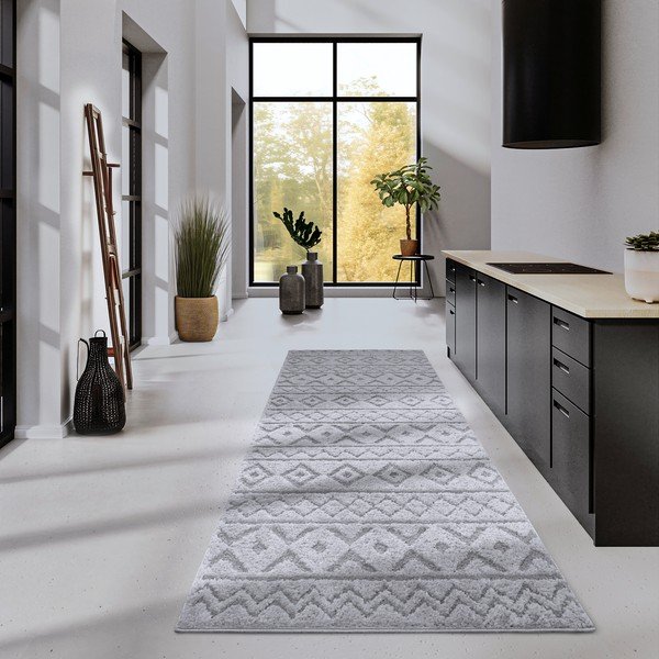 Szürke futószőnyeg 80x240 cm Itinerance Light Grey – Elle Decoration-image-1