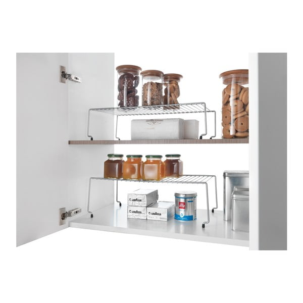 2 db egymásra rakható kiegészítő polc - Metaltex-image-3