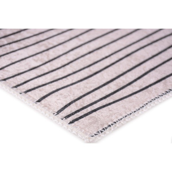 Krémszínű mosható futószőnyeg 80x200 cm – Vitaus-image-2