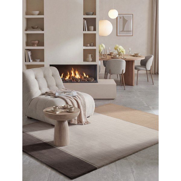 Barna-krémszínű gyapjú szőnyeg 120x170 cm Quentin – Villeroy&Boch-image-1