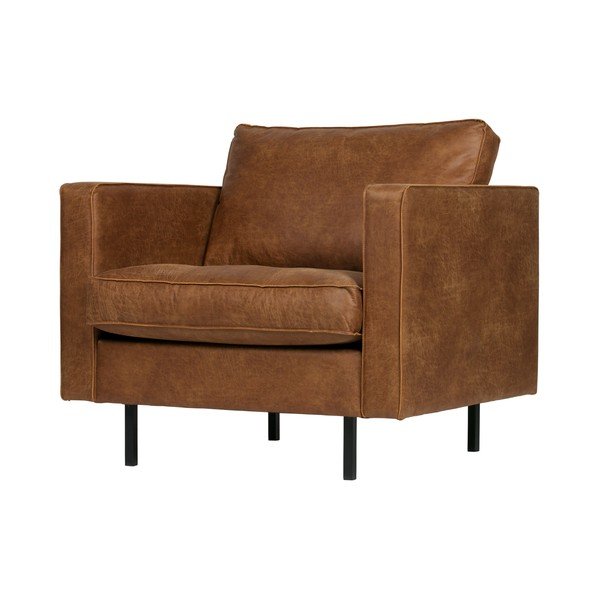 Rodeo konyakbarna műbőr fotel - BePureHome-image-4