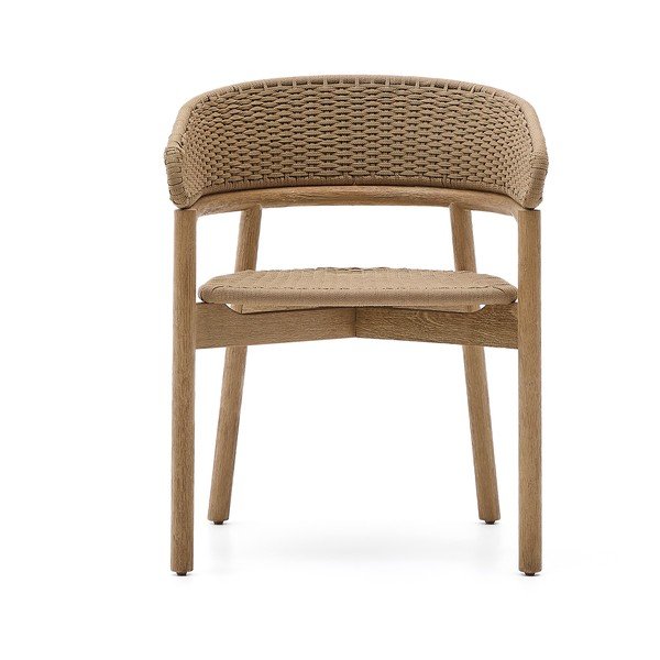 Natúr színű tömörfa kerti szék Arinella – Kave Home-image-2