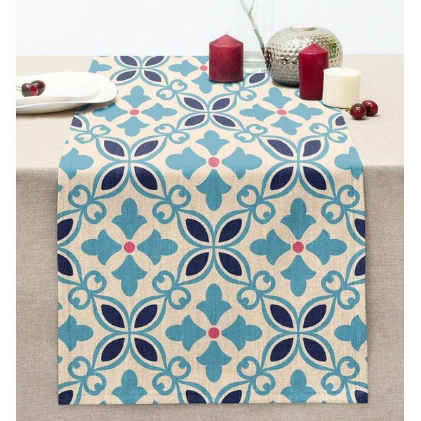 Asztali futó 40x130 cm Blue Tiles – Mila Home-image-1