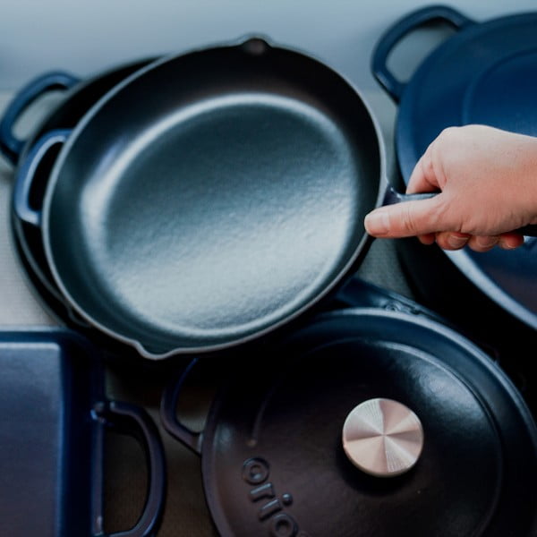 Öntöttvas serpenyő ø 24 cm LITINA SMALT – Orion-image-2