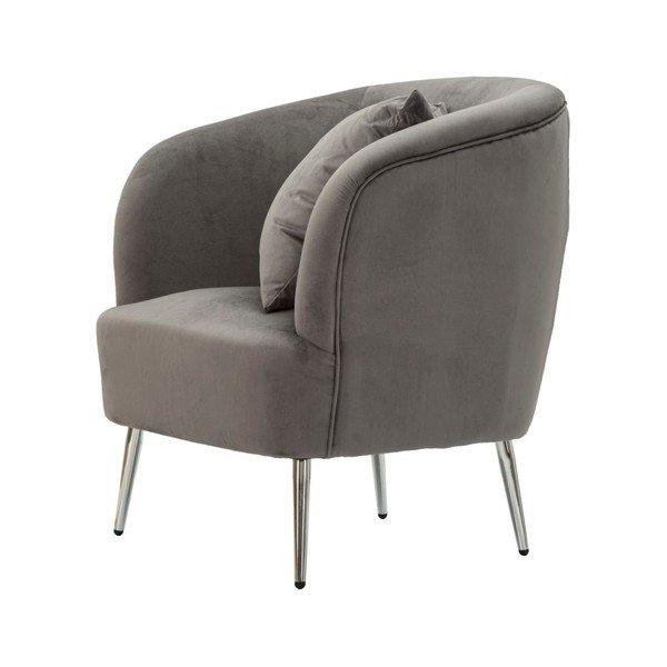 Szürke bársony fotel Silvery – Mauro Ferretti-image-3