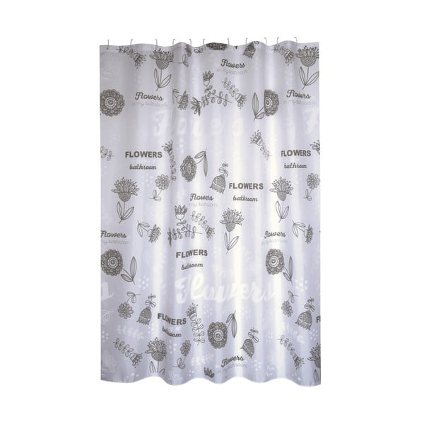 Zuhanyfüggöny 180x200 cm Flowers – MSV