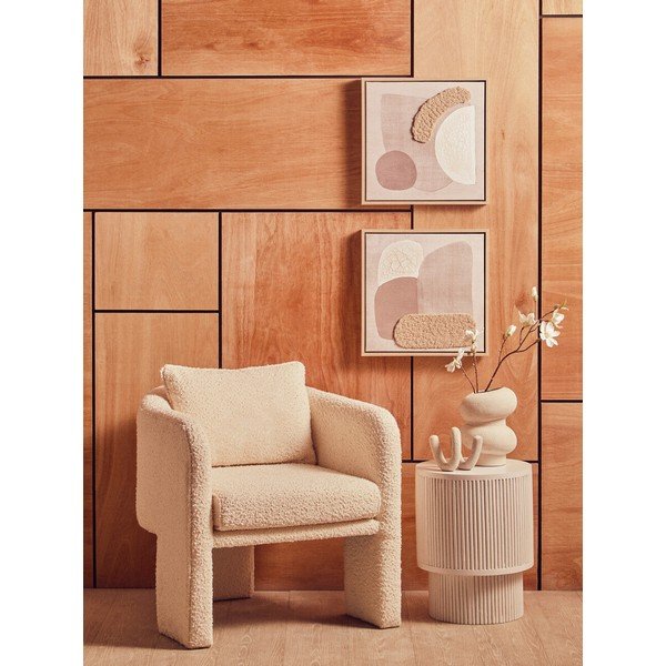 3D-s keretezett-vászon kép szett 2 db-os 40x40 cm Astratto – Premier Housewares-image-2