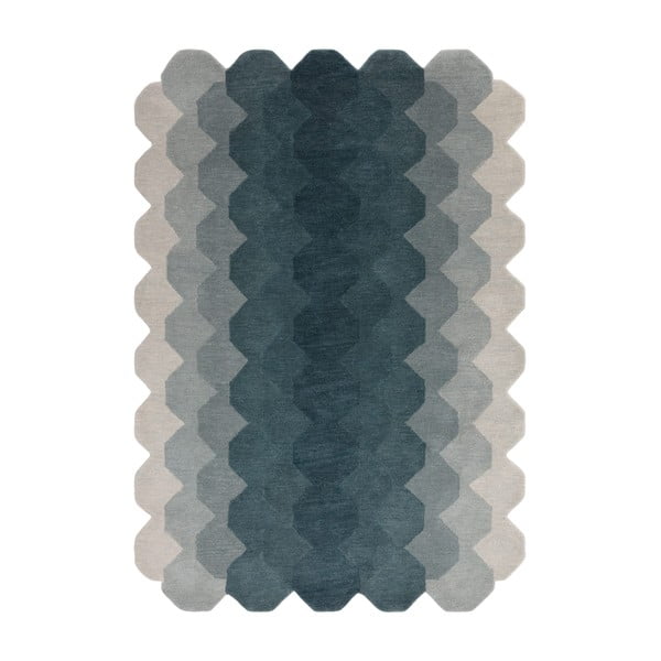 Kék gyapjú szőnyeg 160x230 cm Hive – Asiatic Carpets