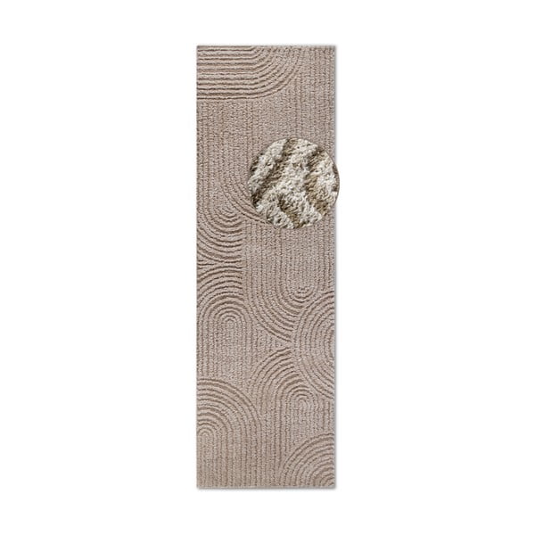 Bézs futószőnyeg 80x240 cm Chappe Beige – Elle Decoration