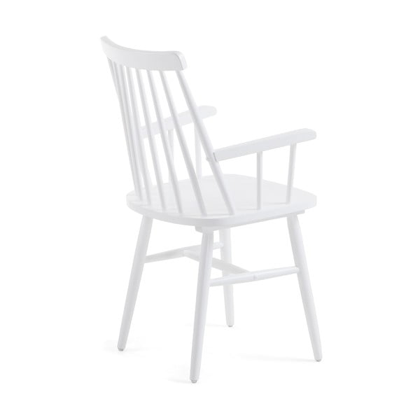 Kristie fehér kaucsukfa étkezőszék - Kave Home-image-3