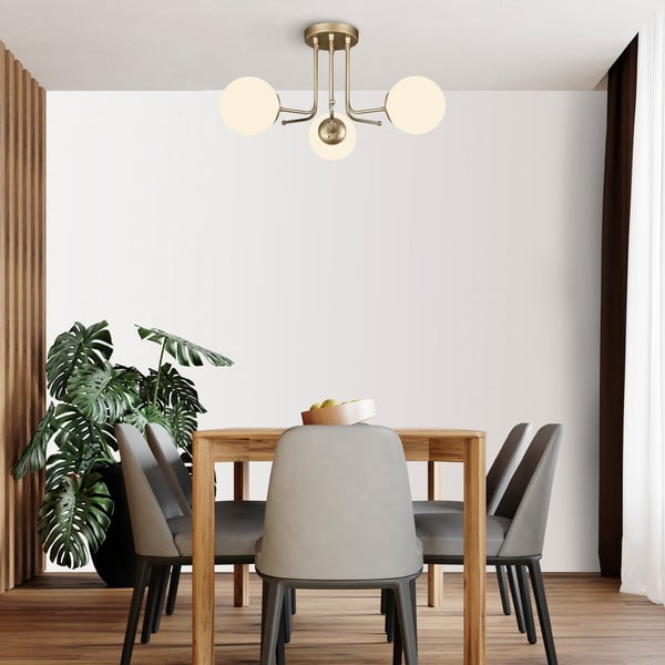 Star aranyszínű mennyezeti lámpa, magasság 34 cm - Squid Lighting-image-3