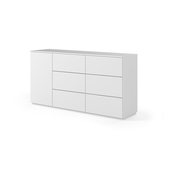 Fehér komód ajtóval és 6 fiókkal Join - TemaHome-image-2