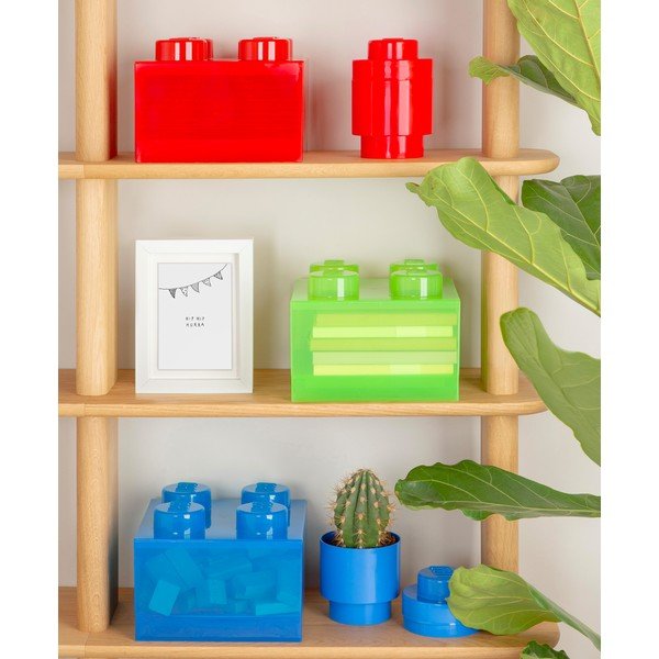 Piros műanyag gyerek tárolódoboz 25x25x18 cm – LEGO®-image-1