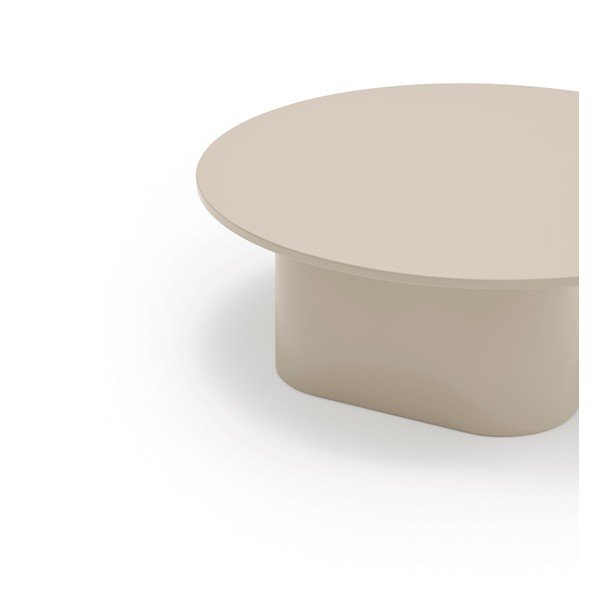 Krémszínű dohányzóasztal 110x111 cm Totem – Teulat-image-4