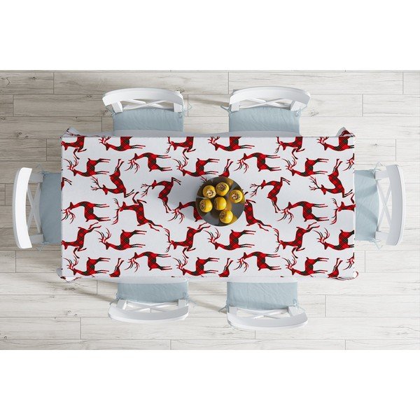 Tartan karácsonyi pamutkeverék asztalterítő, 140 x 180 cm - Minimalist Cushion Covers-image-1