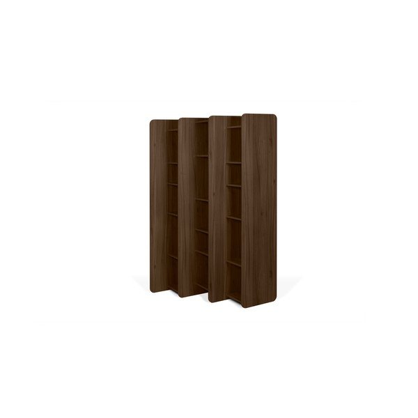 Twin könyvespolc diófa dekorral, magasság 187 cm - TemaHome-image-3