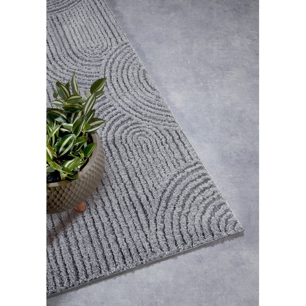 Szürke futószőnyeg 80x240 cm Chappe Light Grey – Elle Decoration-image-2