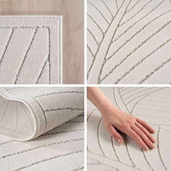 Krémszínű kültéri-beltéri futószőnyeg 80x250 cm Nova 1203 – Ayyildiz Carpets-image-2