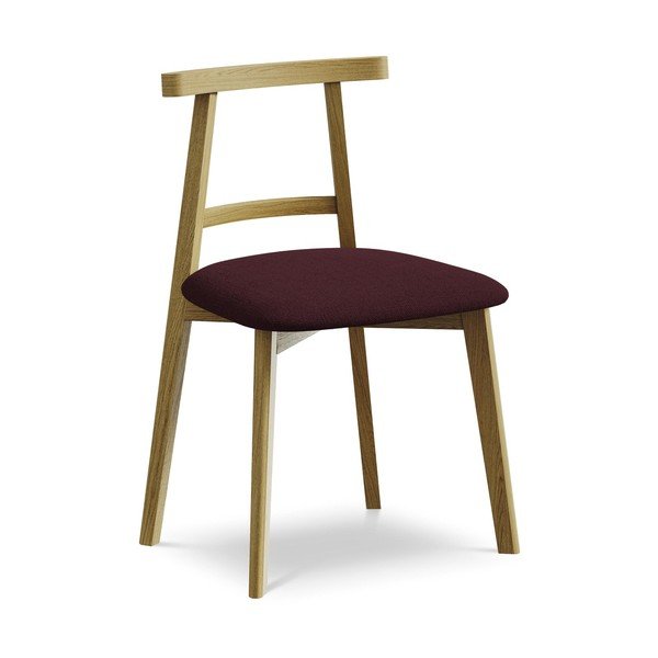 Borvörös tömörfa étkezőszék Ohelo – Makamii