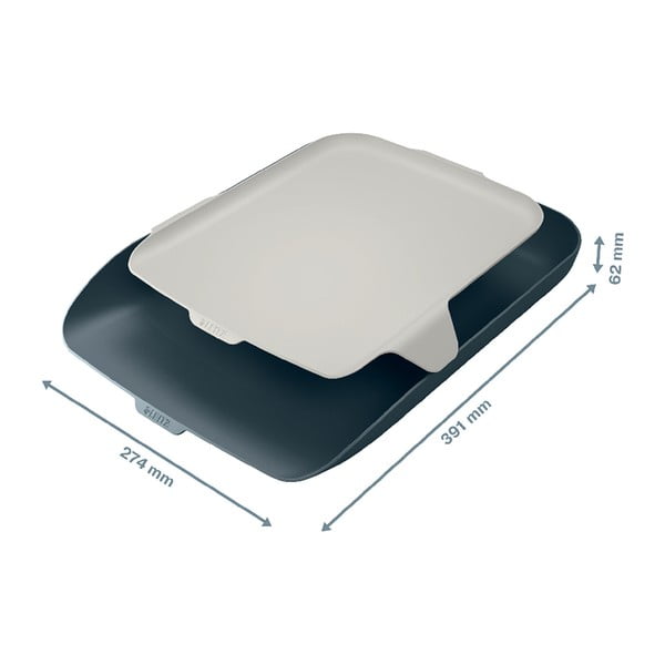 Cosy szürke irodai dokumentumtároló rendszerezővel - Leitz-image-4