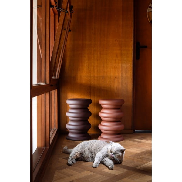 Kerek tárolóasztal ø 28 cm Artemis – Dutchbone-image-2