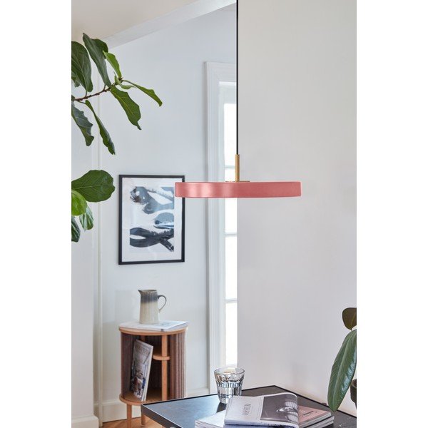 Rózsaszín LED függőlámpa fém búrával ø 31 cm Asteria Mini – UMAGE-image-1