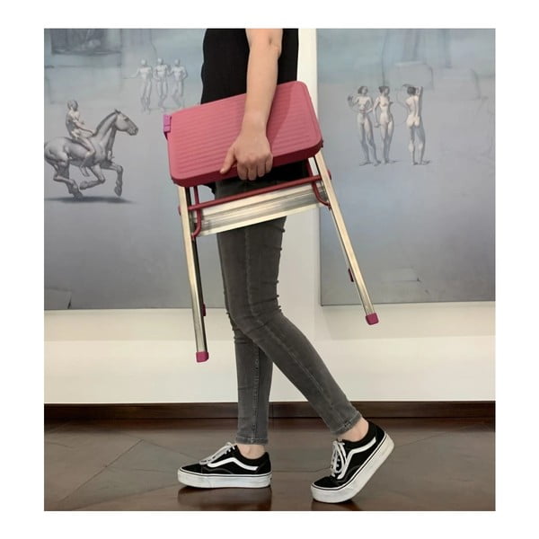 Fém háztartási létra 47 cm M2 ALU Taburete – Rolser-image-1