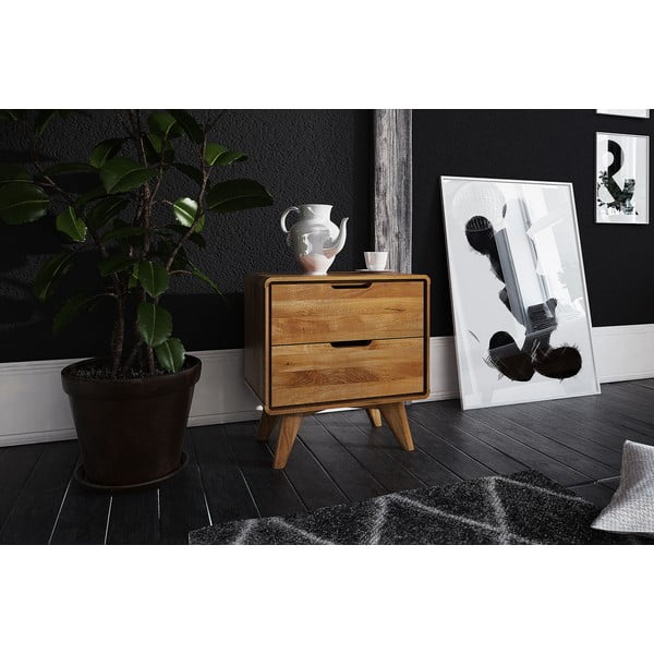 Tölgyfa éjjeliszekrény Greg - The Beds-image-3