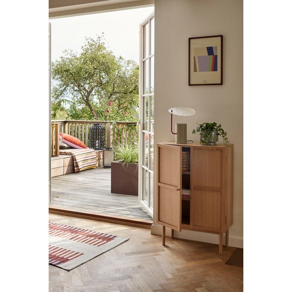 Natúr színű tölgyfa szekrény 60x90 cm Candour – Hübsch-image-1